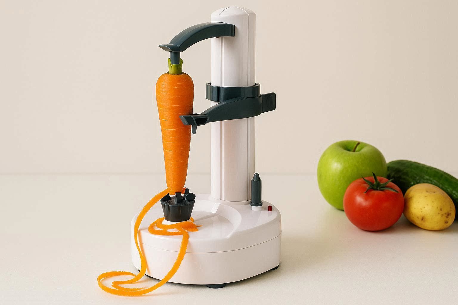 Electric Vegetable Peeler Automatic Rotating for Fruits and Vegetables - Image 1